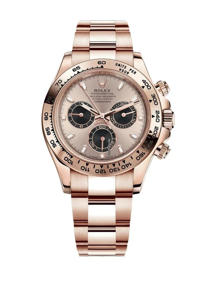 Rolex Rose Gold Daytona Sundust dial