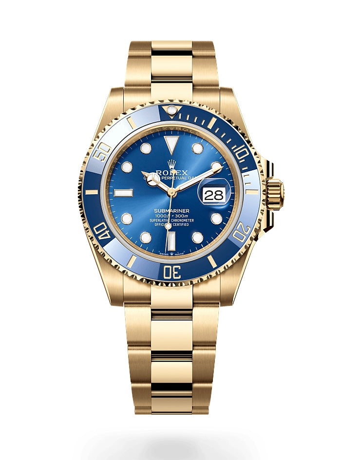 Rolex Full Yellow Gold Submariner Date Bluesy