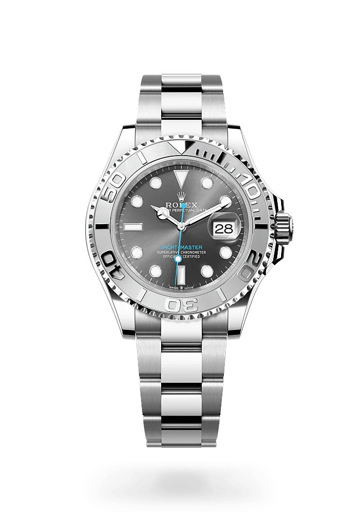 Rolex 40mm Rhodium Yacht Master