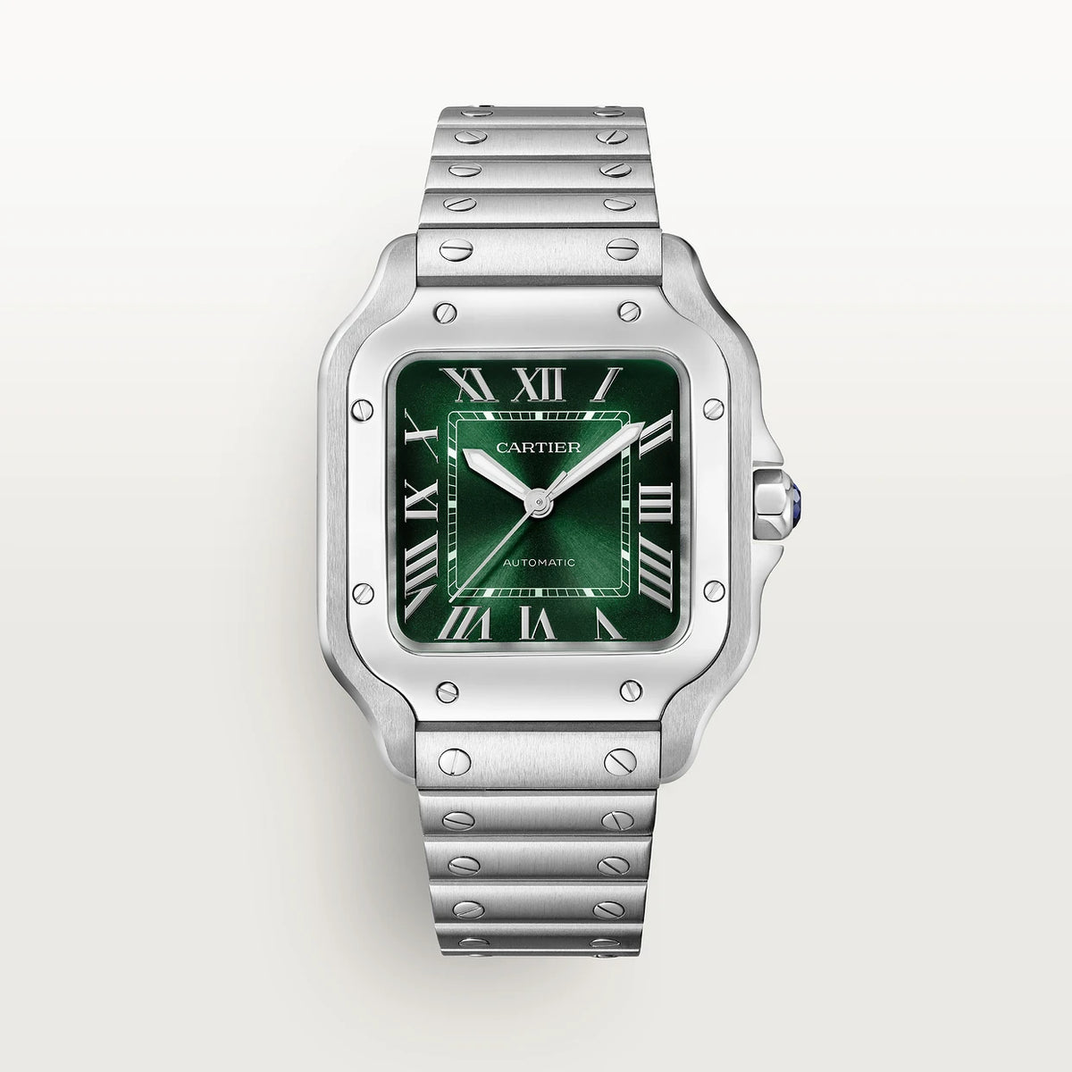 Santos De Cartier Medium Green dial