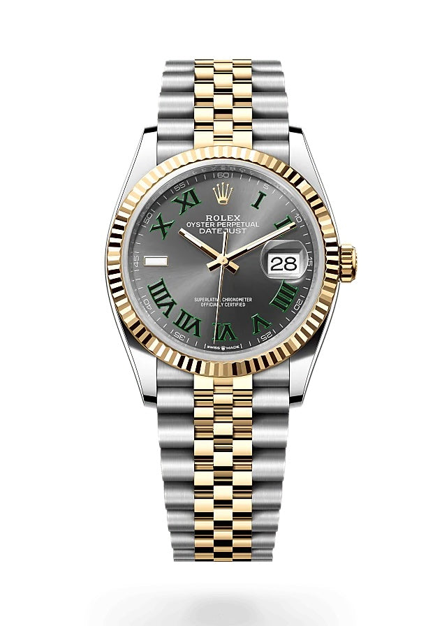 Rolex two-tone Ladies Datejust 36 Wimbledon dial