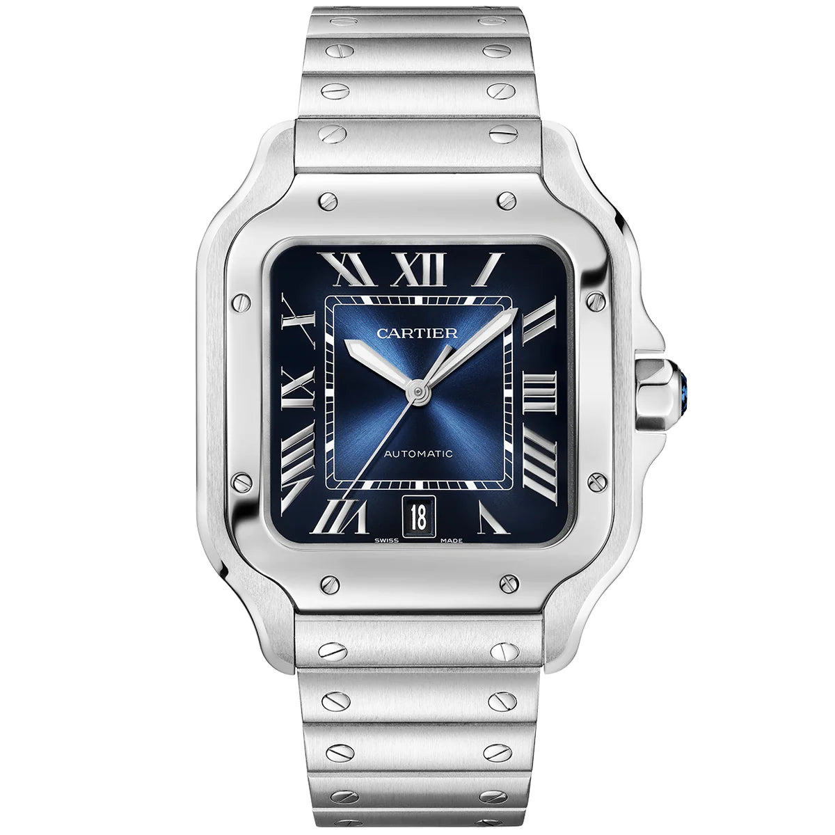 Santos De Cartier Large Blue dial