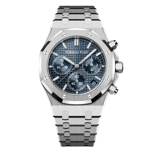 Audemars Piguet 41mm Stainless Steel Royal Oak Chronograph Blue Dial