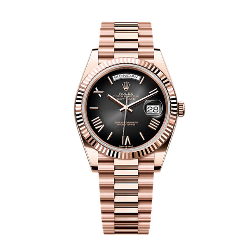 Rolex Daydate 40 Slate Ombré Roman Dial