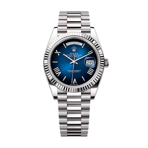Rolex Daydate 40 Blue Roman Ombré dial
