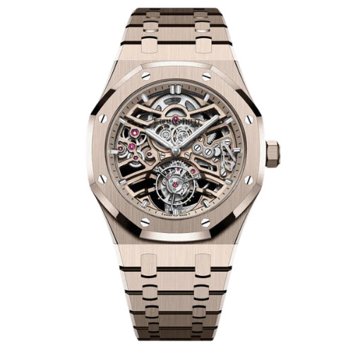 Audemars Piguet Sand Gold Tourbillon Openworked Royal Oak