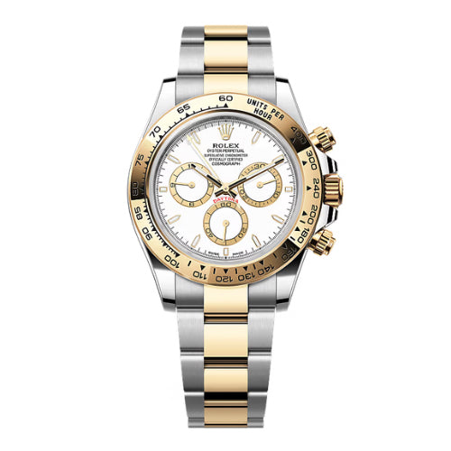 Rolex Daytona Steel and Yellow Gold White dial