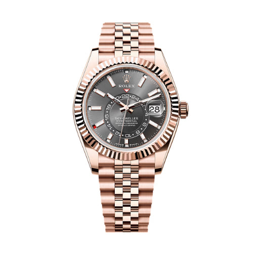 Rolex Rose Gold Sky-Dweller Slate dial