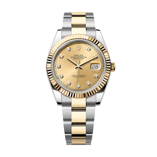 Rolex Datejust 36 Champagne Diamond Dot Dial