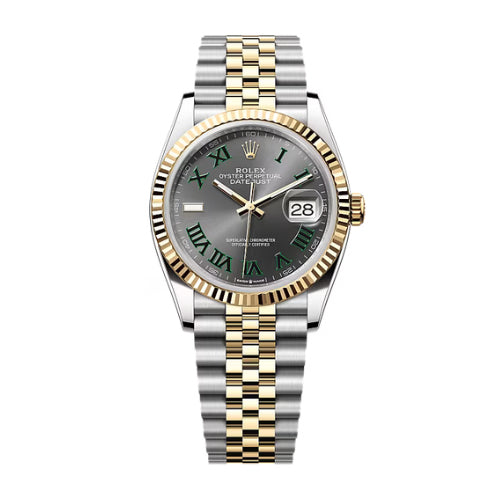 Rolex two-tone Datejust 36 Wimbledon dial